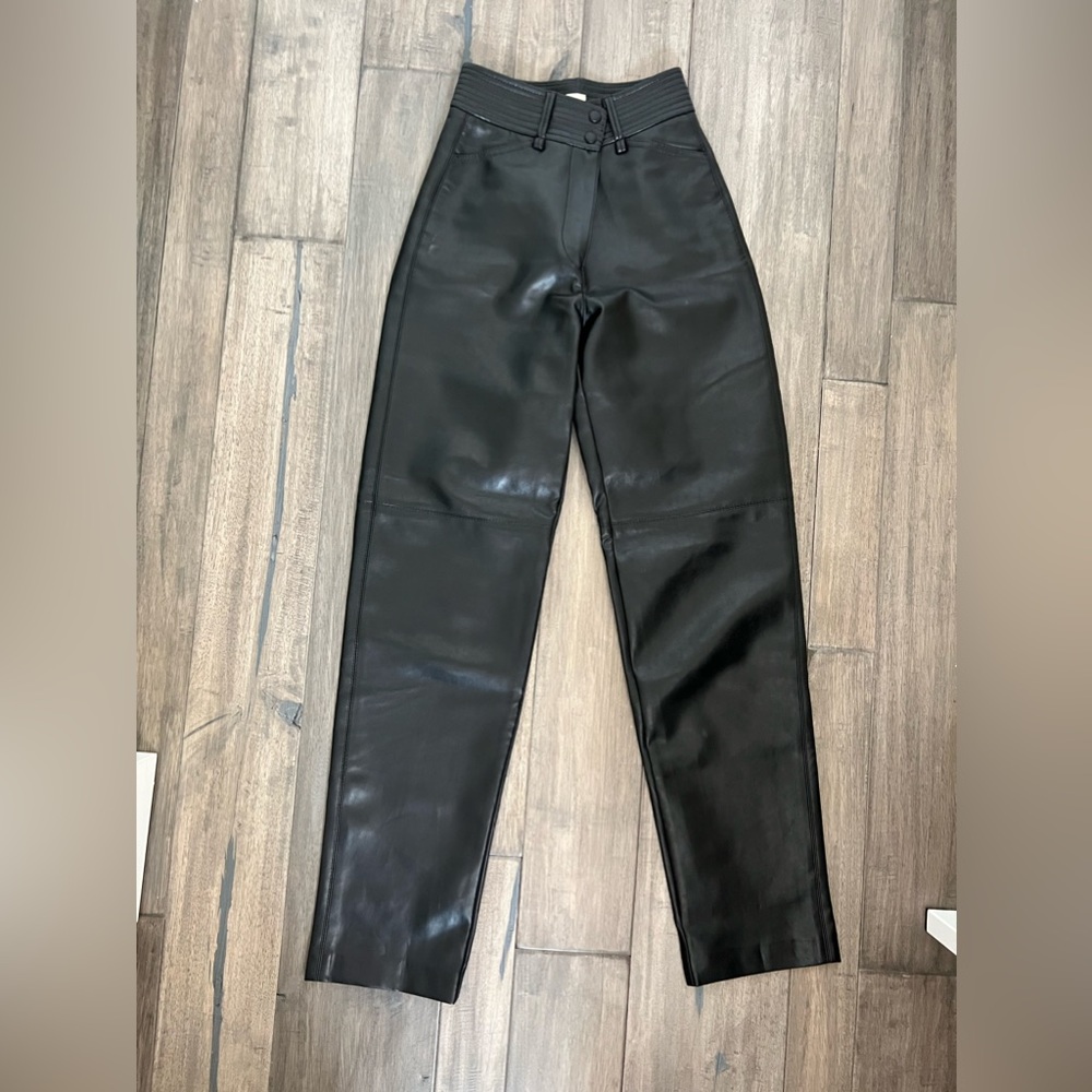 Aritzia Leather Pants